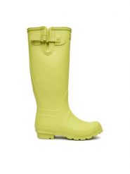 Hunter Kalosze CEO-SJY-T Zielony. Zielone kalosze damskie Hunter, bez wzorów, z kauczuku, bez zapięcia. Za 349.99 zł.