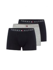 Tommy Hilfiger Bokserki w 3-paku Mężczyźni Bawełna szary, XL. Szare bokserki męskie Tommy Hilfiger, bez wzorów, z bawełny. Za 189.95 zł.