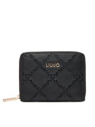 Liu Jo Portfel Ecs M Zip Around AF5156 E0538 Czarny. Czarne portfele damskie Liu Jo, ze skóry. Za 269.99 zł.