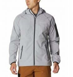 Kurtka męska Columbia Tall Heights Hooded Softshell Jacket 1975591039 szary XL. Szare kurtki męskie Columbia, m, bez wzorów, z softshellu, bez kaptura. Za 315.54 zł.