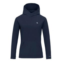 Bluza damska z kapturem Dare 2B Sprint City. Niebieskie bluzy damskie Dare 2B, bez wzorów, sportowe, bez ramiączek, z kapturem. Za 129.99 zł.