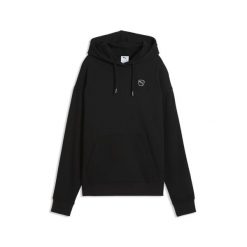Damska bluza z kapturem Essentials Elevated PUMA. Czarne bluzy damskie Puma, na jesień, xs, bez wzorów, z bawełny, sportowe, bez ramiączek, z kapturem. Za 249.00 zł.