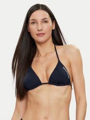 Tommy Hilfiger Góra od bikini UW0UW05301 Granatowy. Niebieskie stroje kąpielowe damskie Tommy Hilfiger, s, bez wzorów, z syntetyku. Za 219.99 zł.