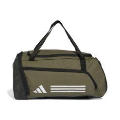 Torba adidas Essentials 3-Stripes Duffel S. Zielone torby podróżne damskie Adidas, bez wzorów, z materiału, na ramię. Za 128.99 zł.