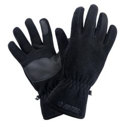 Rękawiczki męskie polarowe Hi-Tec Bage - czarne, Rozmiar XXL. Czarne rękawiczki męskie Hi-tec, na zimę, bez wzorów, z gumy. Za 39.99 zł.