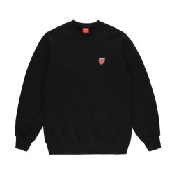 Bluza męska PROSTO Crewneck Bazy. Czarne bluzy męskie Prosto., m, bez wzorów, casualowe, bez ramiączek, bez kaptura. Za 169.99 zł.