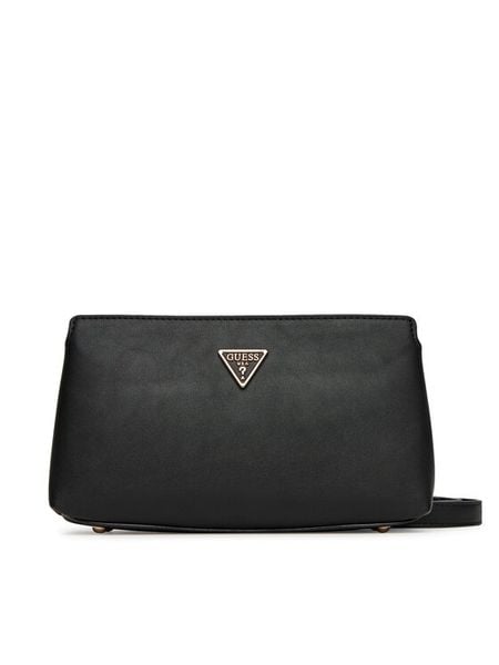 Guess Torebka Talent HWNG96 69120 Czarny. Czarne listonoszki damskie Guess, z aplikacjami, ze skóry, bez dodatków. Za 259.99 zł.