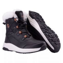 Buty Hi-Tec Mester Wp Teen Jr 92800555587 czarne. Czarne śniegowce damskie z futra, bez zapięcia. Za 315.07 zł.