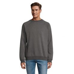 Bluza Unisex Space Melange Dla Dorosłych. Brązowe bluzy męskie SOL'S, m, bez wzorów, bez ramiączek, bez kaptura. Za 140.99 zł.