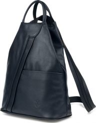 Vera Pelle Granatowy Vera Pelle włoski Plecak Skórzany damski mały T52. Niebieskie plecaki damskie Vera Pelle, bez wzorów. Za 241.99 zł.
