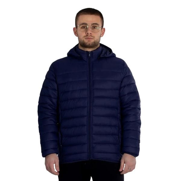 Kurtka puchowa Softee Milano. Niebieskie kurtki męskie Softee, s, bez wzorów, z materiału, bez kaptura. Za 243.99 zł.