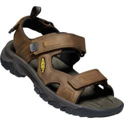Sandały męskie KEEN Targhee III Open Toe. Brązowe sandały męskie Keen, na lato, bez wzorów, bez zapięcia. Za 329.99 zł.