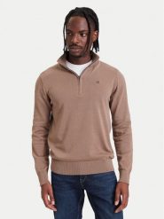 G-Star Sweter Refined D30783-E813 Beżowy ciemny Regular Fit. Brązowe swetry męskie G-Star, m, bez wzorów, z syntetyku, retro, bez kołnierzyka, bez ramiączek. Za 389.99 zł.