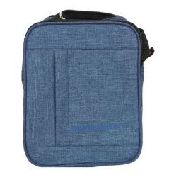 Granatowa, Mała Męska Torebka, Listonoszka, Saszetka na Ramię. Niebieskie saszetki i nerki męskie Pako Jeans, z jeansu, na ramię, małe. Za 47.00 zł.
