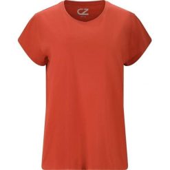 Koszulka damska Cruz Highmore. Brązowe bluzki damskie CRUZ, bez wzorów, sportowe, bez kołnierzyka, bez ramiączek. Za 94.00 zł.