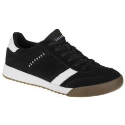 Buty sportowe Sneakersy męskie, Skechers Zinger Ventich. Czarne buty sportowe męskie Skechers, bez wzorów, bez zapięcia, trekkingowe. Za 339.99 zł.