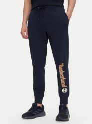 Timberland Spodnie dresowe TB0A5YFB Granatowy Regular Fit. Niebieskie spodnie sportowe męskie Timberland, l, bez wzorów, z bawełny. Za 219.99 zł.