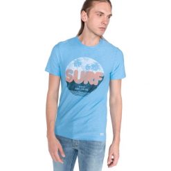 Jack & Jones New Pleo Koszulka Niebieski. Niebieskie t-shirty męskie Jack & Jones, l, bez wzorów, z bawełny, bez kołnierzyka, bez ramiączek. Za 66.95 zł.