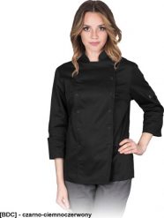 R.E.I.S. VOLTA-L - damska bluza kucharska z długim rękawem, 100% bawełna 210 g/m, zapięcie 12 zatrzasków, stójka 2XL. Bluzy damskie R.E.I.S., l, bez wzorów, z bawełny, bez ramiączek, bez kaptura. Za 121.01 zł.