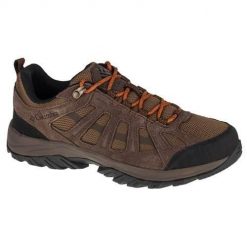 Buty trekkingowe męskie Columbia Redmond Iii. Brązowe trekkingi męskie Columbia, z materiału, bez zapięcia. Za 299.99 zł.