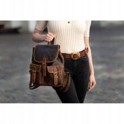 Paolo Peruzzi Zestaw prezentowy plecaczek damski i portfel damski ZUP-26-BR. Portfele damskie Paolo Peruzzi. Za 555.46 zł.