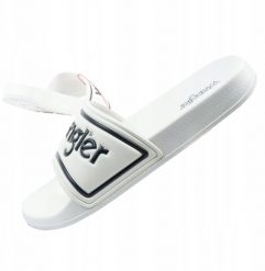 Wrangler Klapki męskie Wrangler Averell białe 20261059 1FG 42. Białe klapki męskie Wrangler, bez wzorów, bez zapięcia. Za 69.74 zł.