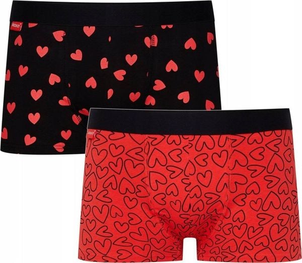 Soxo Bokserki na prezent dla Niego 2 pak r. M. Bokserki męskie Soxo, bez wzorów. Za 69.99 zł.