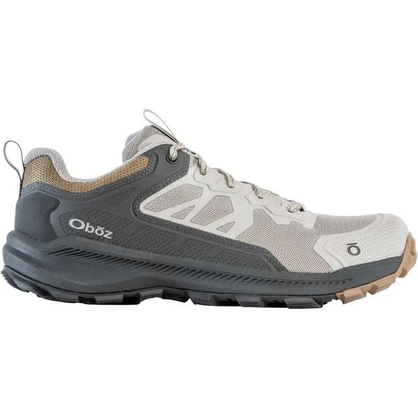 Buty trekkingowe Oboz Katabatic Low. Szare trekkingi męskie OBOZ, z gumy, bez zapięcia. Za 501.50 zł.