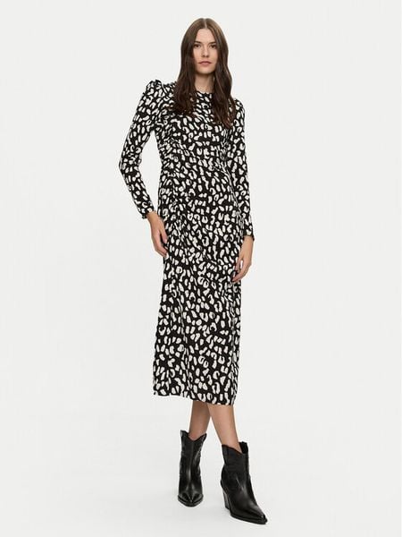 Brave Soul Sukienka codzienna LDRW-272LAUREL Czarny Regular Fit. Czarne sukienki damskie Brave Soul, na co dzień, s, bez wzorów, z syntetyku, bez kołnierzyka, bez ramiączek, proste. Za 139.99 zł.