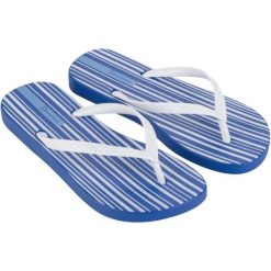 Klapki Ipanema Classica Hap 83539-AR972 białe. Białe klapki damskie bez wzorów, z materiału, bez obcasa, bez zapięcia. Za 99.40 zł.