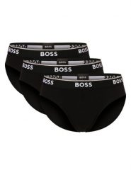 BOSS Slipy pakowane po 3 szt. Mężczyźni Bawełna czarny, L. Czarne slipki męskie Boss, l, bez wzorów, z bawełny. Za 219.95 zł.