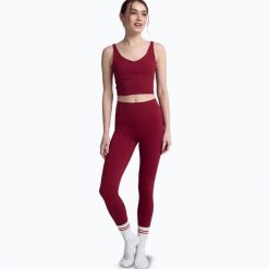 Legginsy do jogi damskie JoyInMe Oneness Ease 7/8. Czerwone legginsy damskie Joy in me, bez wzorów, z elastanu. Za 379.99 zł.