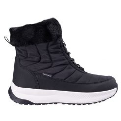 Buty zimowe damskie Iguana Irine W - czarne, Rozmiar buta 41. Czarne obuwie sportowe damskie IGUANA, na zimę, bez wzorów, z futra, bez zapięcia, trekkingowe. Za 219.99 zł.
