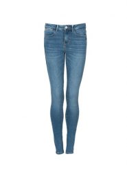 Guess Jeansy "Skinny" | W2RA03D4KJ1 | Kobieta | Niebieski. Niebieskie jeansy damskie Guess, z aplikacjami, z bawełny, eleganckie. W wyprzedaży za 299.00 zł.