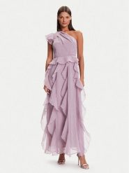 Vero Moda Sukienka koktajlowa Sabrina 10343819 Fioletowy Regular Fit. Fioletowe sukienki damskie Vero Moda, s, bez wzorów, z syntetyku, wizytowe, bez kołnierzyka, bez ramiączek. Za 289.99 zł.