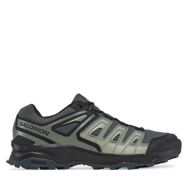 Trekkingi Salomon. Zielone buty zimowe męskie Salomon, bez zapięcia. Za 359.99 zł.