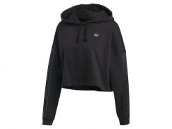Bluza damska ADIDAS BB CP HOODIE 46. Czarne bluzy damskie Adidas, na lato, s, bez wzorów, z bawełny, eleganckie, bez ramiączek, bez kaptura. Za 249.00 zł.