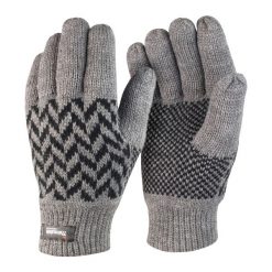Rękawiczki Unisex Dla Dorosłych Z Wzorem Thinsulate. Szare rękawiczki damskie RESULT WINTER ESSENTIALS, bez wzorów. Za 61.99 zł.