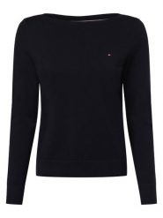 Tommy Hilfiger Sweter Kobiety niebieski, XL. Niebieskie swetry nierozpinane damskie Tommy Hilfiger, xl, bez wzorów, z dzianiny, eleganckie, bez kołnierzyka, bez ramiączek. Za 489.95 zł.