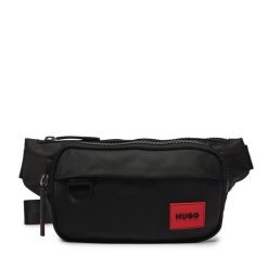 Nerka HUGO. Czarne saszetki i nerki męskie Hugo, bez wzorów. Za 449.99 zł.