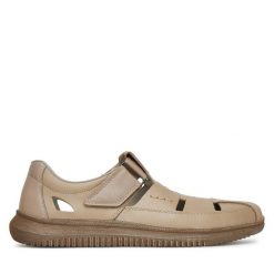 Sandały Rieker. Brązowe sandały męskie Rieker, bez wzorów, bez zapięcia. Za 299.99 zł.