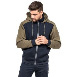 Bluza męska piankowa HELBOS AVACORE granatowo-oliwkowa. Niebieskie bluzy męskie AVACORE, m, bez wzorów, bez ramiączek, bez kaptura. W wyprzedaży za 139.00 zł.