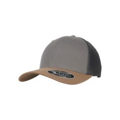 Czapka Flexfit 110 Trucker. Szare czapki damskie FLEXFIT, bez wzorów, sportowe. Za 89.55 zł.