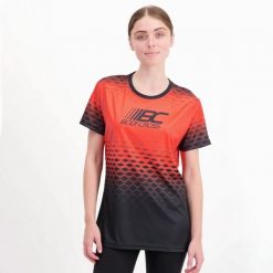 Damska koszulka oddychająca do biegania HYDRAPRO. Brązowe bluzki damskie BODYCROSS, bez wzorów, z materiału, sportowe, bez kołnierzyka, bez ramiączek. Za 245.99 zł.