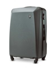 WALIZKA DUŻA WINGS PLOVER 28" DARK GREEN. Zielone walizki damskie Wings, bez wzorów, z materiału, duże. Za 249.90 zł.