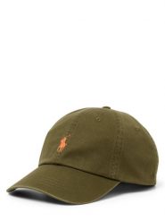 Polo Ralph Lauren czapka z daszkiem Kobiety Bawełna zielony, ONE SIZE. Zielone czapki damskie Polo Ralph Lauren, bez wzorów, z bawełny. Za 329.95 zł.
