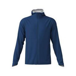 Kurtka turystyczna z kapturem Löffler Wpm. Niebieskie kurtki męskie LOFFLER, l, bez wzorów, z kapturem. Za 912.00 zł.