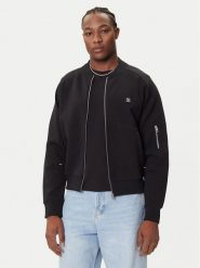 HUGO Bluza Dargenzip 50542590 Czarny Oversize. Czarne bluzy męskie Hugo, m, bez wzorów, z bawełny, bez ramiączek, bez kaptura. Za 579.99 zł.