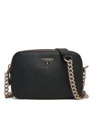 Guess Torebka Noelle II HWZG96 72140 Czarny. Czarne torebki do ręki damskie Guess, z aplikacjami, ze skóry, bez dodatków. Za 379.99 zł.