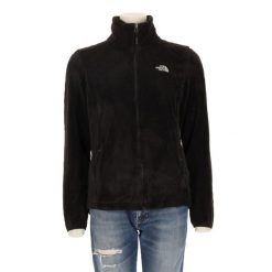 Second life - Kurtka polarowa TNF Black Osito dla kobiet - Jak nowy. Czarne kurtki sportowe damskie The North Face, s, bez wzorów, z materiału, bez ramiączek, bez kaptura, trekkingowe. Za 211.46 zł.